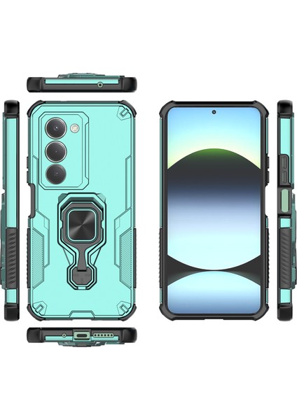 Xiaomi Redmi 15 Döndürülebilir Halka Ayaklı Pc + Tpu Darbeye Dayanıklı Telefon Kılıfı (Yurt Dışından) fırsatları