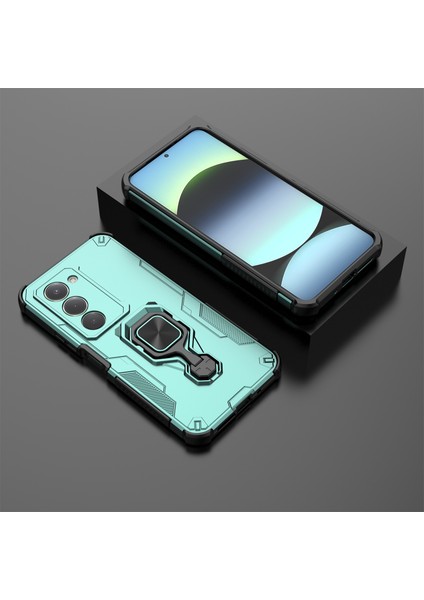 Xiaomi Redmi 15 Döndürülebilir Halka Ayaklı Pc + Tpu Darbeye Dayanıklı Telefon Kılıfı (Yurt Dışından) indirimleri