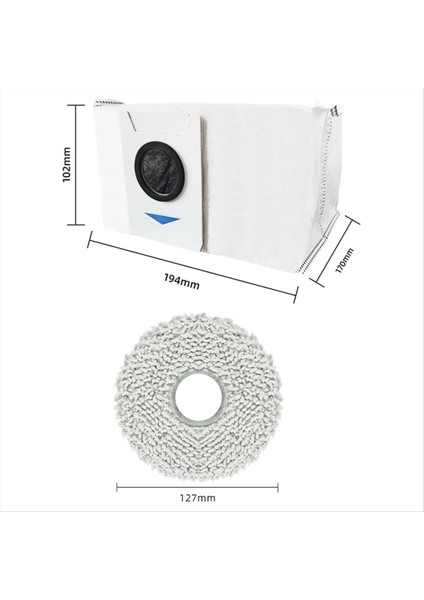 Ecovacs Deebot T20 Omnı/x1 Omnı Toz Takıları Mop Bizim Izleme Parça (Yurt Dışından) fiyatları