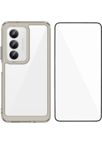 Xiaomi Redmi 15 Telefon Kılıfı Temperli Camlı Tpu Akrilik Kapak (Yurt Dışından)