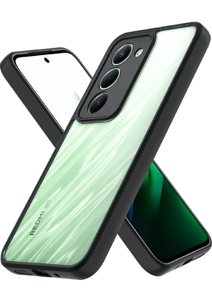Xiaomi Redmi 15 Darbeye Dayanıklı Pc + Tpu Şeffaf Arka Telefon Kılıfı (Yurt Dışından) modelleri