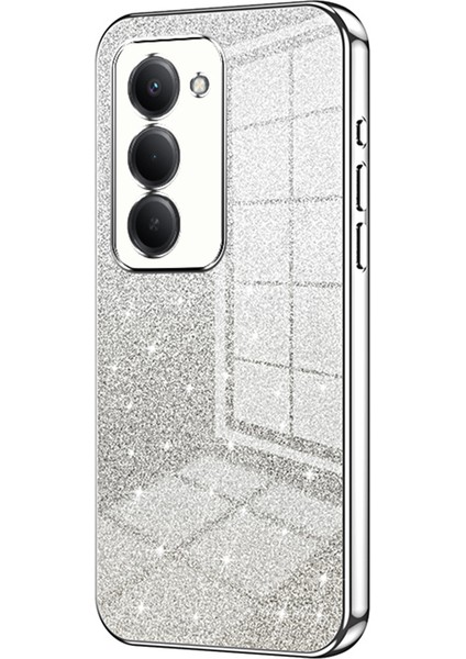 Xiaomi Redmi 15 Elektrokaplama Degrade Simli Tpu Telefon Kılıfı (Yurt Dışından)