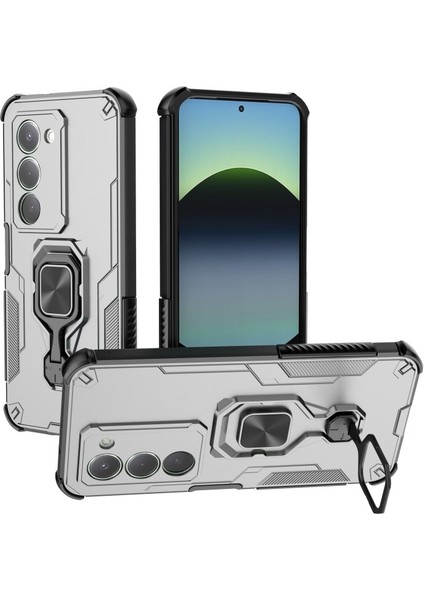 Xiaomi Redmi 15 Telefon Kılıfı Pc Tpu Arka Kapak Temperli Camlı Destek Standı (Yurt Dışından) fiyatları