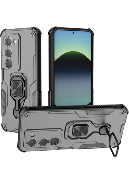 Xiaomi Redmi 15 Telefon Kılıfı Pc Tpu Arka Kapak Temperli Camlı Destek Standı (Yurt Dışından) fiyatları