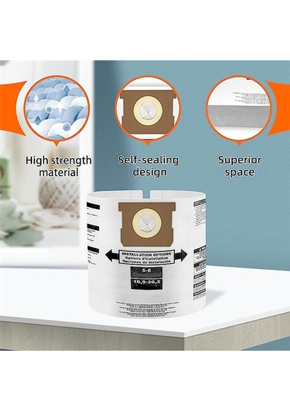 Shopvac Için Uygun 5-8 Galon Serisi Vakum Süpürge Aksesuarları Vakum Torba Toz Çanta Yedek Parçaları (Yurt Dışından) indirimleri