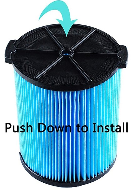 Rıdgıd VF5000 Için Yedek Filtre 5-20 Galon Islak Kuru Vakumlar Pileli Kağıt Rijit Vakum Kartuş Filtresi (Yurt Dışından) fırsatları