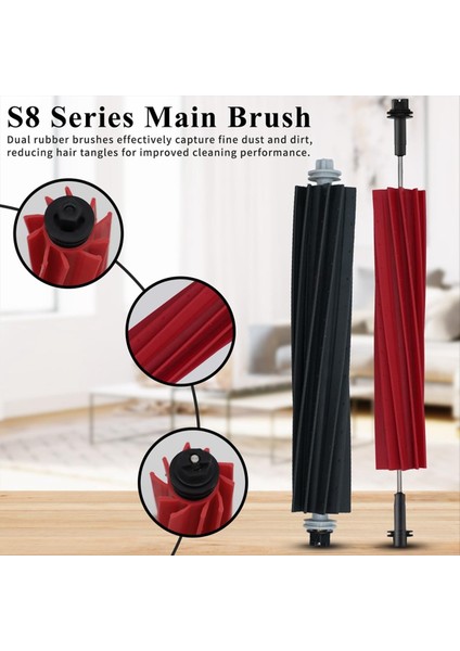 Roborock Q8 Için Max Q8 Max+ Q5 Pro Q5 Pro+ Robot Değiştirme Parçası Vakum Ana Yan Fırça Hepa Filtresi Mop Toz Çantası (Yurt Dışından) modelleri