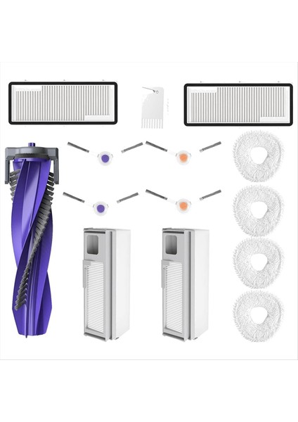 Narwal Freo x Ultra Z Ultra Yedek Parçalar Robot Robot Elektrikli Süpürücü Ana Yan Fırça Hepa Filtre Mop Padleri Toz Çanta (Yurt Dışından)