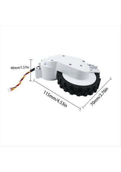 Xiaomi Için Tekerlek Motoru E10/ B112/ E12/ C103/ Mijia 3c Geliştirilmiş Versiyon Robot Elektrikli Süpürge Yedek Parçaları Sağ Tekerlek (Yurt Dışından) modelleri