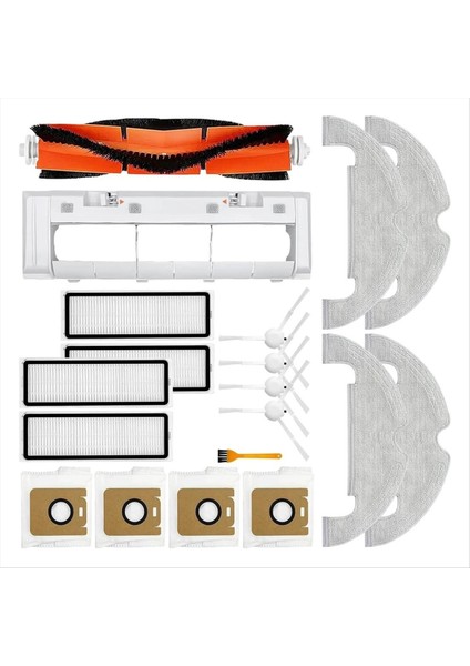 Dreame Bot D10 PLUS/RLS3D Ana Fırça Yan Fırça Paspas Bezi Hepa Filtre Toz Torbası Ana Fırça Kapağı Için Replacemt (Yurt Dışından)