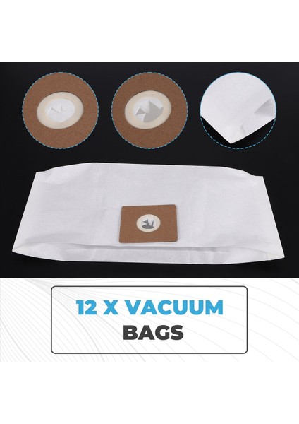 12 Paket Vakum Torbaları Mağaza-Vac 9066800 2-2.5 Galon Tip B ve QAM70 Vakum, Premium Tek Kullanımlık Filtre Kağıt Poşetleri (Yurt Dışından) indirimleri