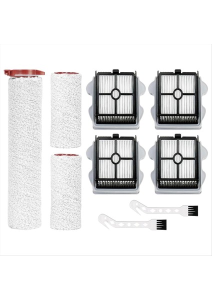 Roborock Dyad Pro/dyad Pro Combo Akıllı Kablosuz Islak Kuru Vakum Süpürge Için Yedek Fırça Makarası ve Hepa Filtreleri (Yurt Dışından)