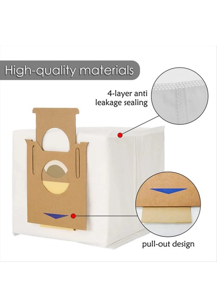 Ecovacs Için Toz Çantası Deebot T9 T9 Aivi Ozmo T8 Aivi T8 Max T8 Serisi N8 Pro N8 Pro N8 Pro Aksesuarları Vakum Yedek Parçaları (Yurt Dışından) indirimleri