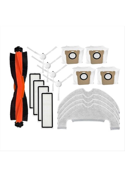 Xiaomi Robot Vakum Için X10 / B102GL Hepa Filtre Mop Kumaşları Rag Toz Çantası Yedek Yedek Parça Aksesuar (Yurt Dışından)