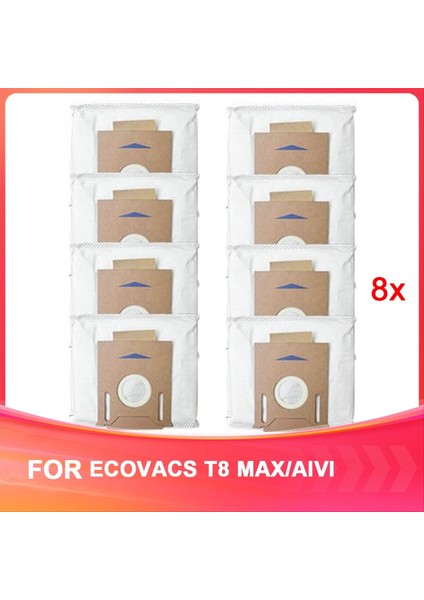 Ecovacs T8 Max/aıvı Robot Vakum Temizleyici Aksesuarları Toz Çantası Değiştirme Malzemeleri (Yurt Dışından)