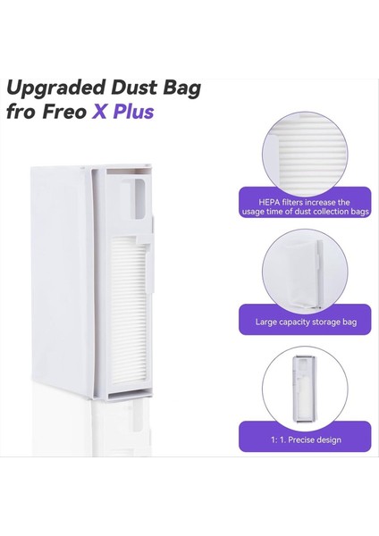 Narwal Freo x Için Robot Temizleyici Vakum Ana Yan Fırça Hepa Filtre Mop Padleri Toz Çantaları Yedek Aksesuarlar (Yurt Dışından) fiyatları