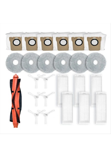 Xiaomi M30 Pro Yedek Yedek Parçalar Için Ana Yan Fırça Hepa Filtre Mop Bez Tuz Torbaları (Yurt Dışından)