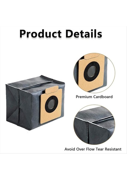 Eufy X10 Pro Omni Vakum Temizleyici Aksesuarları Kiti, Mop Kumaş Pedleri, Vakum Toz Torbaları, Hepa Filtreleri Için Yedek Parçalar (Yurt Dışından) fırsatları