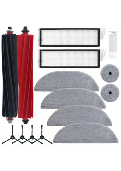 Roborock S8 Maxv Ultra Robot Vakum Süpürücü Ana Yan Fırçalar Paspas Kumaşları Hepa Filtreler Aksesuarları (Yurt Dışından)
