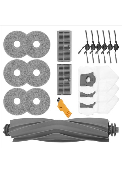 Dreame X40 Ultra / X40 Pro / S30 Pro Ultra Robot Vakum Temizleyici Ana Yan Fırça Hepa Filtreler Paspas Kumaş Toz Çantaları (Yurt Dışından) modelleri