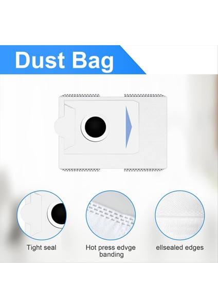 Ecovacs Deebot X5 Omnı Için Yedek Parçalar, Silindir Fırçası ile Aksesuar Kiti, Hepa Filtreleri, Mendiller, Toz Torbaları, Yan Fırçalar (Yurt Dışından) fiyatları