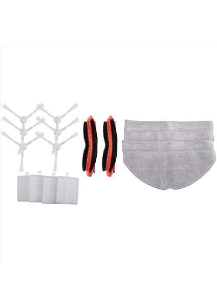 Xiaomi E10 B112 E12 Robotik Elektrikli Süpürge Ana Yan Fırça Mop Bezi Hepa Filtre Yedek Parçalar Aksesuarlar Setleri (Yurt Dışından) modelleri