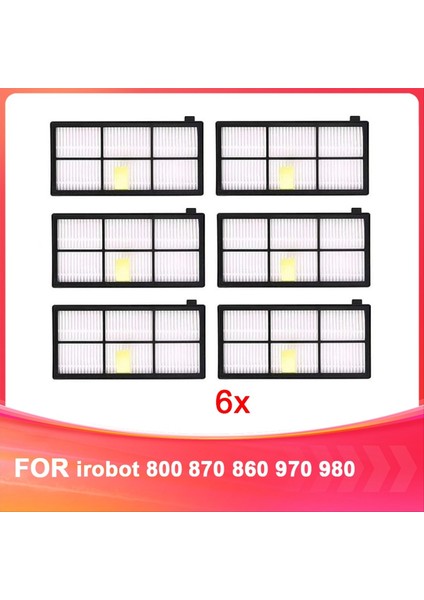 Irobot 800 Için Hypa 870, 860, 970, 980 Robot Vakum Süpürge Aksesuarları Filtresi (Yurt Dışından)