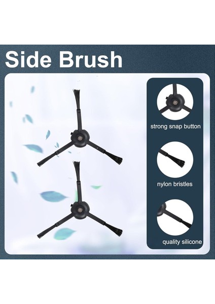 Roborock S8 Maxv Ultra Robot Vakum Yedek Aksesuarlar Ana Yan Fırçalar Mop Bezleri Hepa Filtreleri Yedek Parçalar (Yurt Dışından) indirimleri