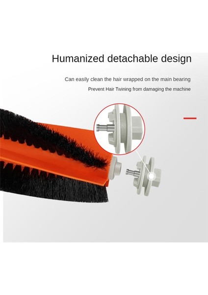 Xiaomi Mijia Için Omni 1s B101CN B116 Aksesorlar Ana Yan Fırça Hepa Filtre Robot Vakum Süpürge Yedek Parçaları (Yurt Dışından) modelleri