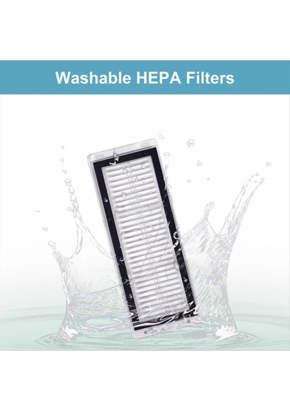 Dream L20 Ultra Robot Vakum Yedek Parçaları Için Aksesuarlar Ana Fırça, Hepa Filtreleri, Yan Fırçalar, Paspas Kumaşları Içerir (Yurt Dışından) fırsatları