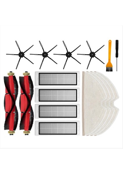 Xiaomi Için Roborock S5 Max S50 S55 S5 S6 S6 Maxv S6 Saf E4 E5 Robot Vakum Yedek Parçalar Ana Yan Fırça Filtresi Mop Pedler (Yurt Dışından)