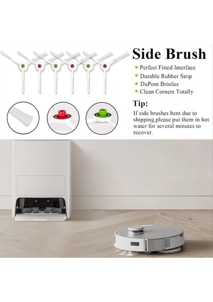 Ecovacs Için Aksesuar Kiti Deebot T20 Omni/max/pro Vakum Clearher Ana Yan Fırça Hepa Filtreler Paspas Pedleri Toz Çanta (Yurt Dışından) fiyatları