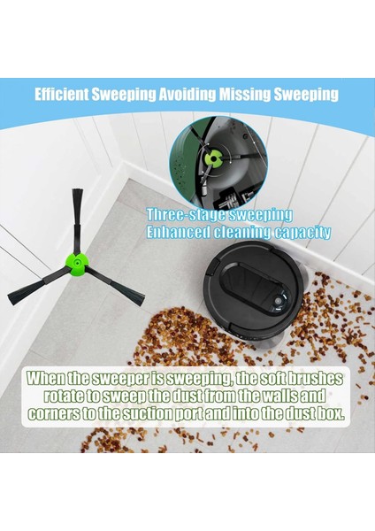 Irobot Roomba Için Yedek Parçalar I, E&amp;j Serisi I3 I3+ I4 I6 I6+ I7 I7+ I8 I8+/artı E6 E7 J9 J8 J7 J6 Fırça Filtreleri (Yurt Dışından) indirimleri