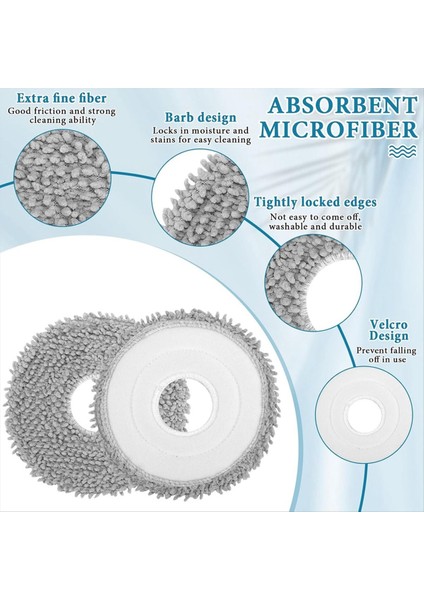 Roborock Q Revo/qrevo Pro/qrevo S/qrevo Curv/qrevo Maxv Robot Vakum Temizleyici Mop Bezi Yedek Parçalar (Yurt Dışından) fiyatları