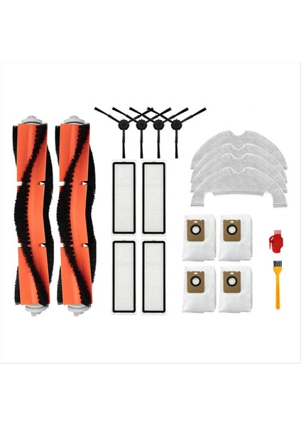 Dream Için Filtre Toz Çantası Z10 Pro, L10 Plus, D10 Plus Aksesuarlar Mop Mop Bezi Ana Yan Fırça Vakum Süpürge Yedek Parçaları (Yurt Dışından)