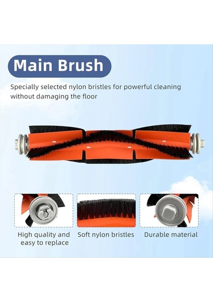 Dream Için Filtre Toz Çantası Z10 Pro, L10 Plus, D10 Plus Aksesuarlar Mop Mop Bezi Ana Yan Fırça Vakum Süpürge Yedek Parçaları (Yurt Dışından) indirimleri