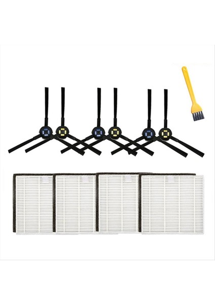 Ilıfe V8 V8S Için Yan Fırça Filtresi Yedek Aksesuar Kitleri Plus X750 X800 X785 V80 Max Vakum Robot Temizleyici (Yurt Dışından)