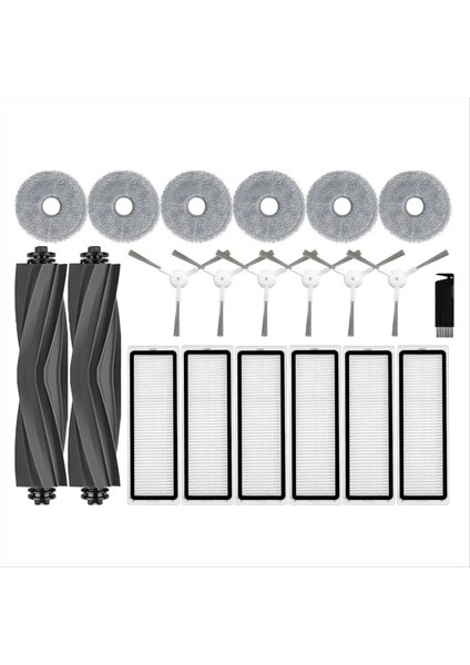 Dreame Bot L10 Prime / L10S Pro Yedek Yedek Parça Aksesuarları Ana Yan Fırça Hepa Filtre Mop Bezi (Yurt Dışından)