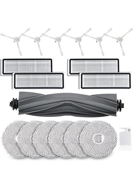 Dream L10S / L10 Ultra Robot Vakum Temizleyici Ana Fırça Mendil Filtreleri Yan Fırçalar Temizleme Fırçası Için Aksesuarlar (Yurt Dışından)