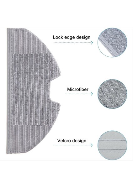 Eufy X8 Pro Serie X8 Pro Ses Robot Vakum Süpürge Yedek Yedek Ana Yan Fırça Hepa Filtre Mop Bez Kiti Için 12PCS (Yurt Dışından) fırsatları