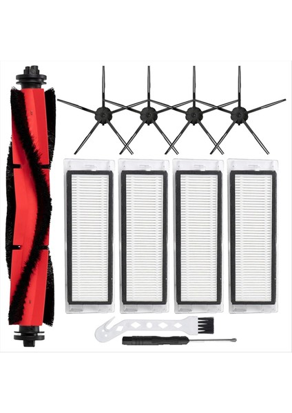 Roborock Q5 Için Q5+ Q5 Artı Robot Vakum Süpürge Ana Yan Fırça Hepa Filtreleri Yedek Parçalar Aksesuarları Kiti (Yurt Dışından)