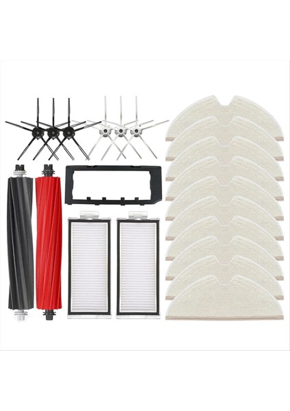 Roborock Q8 Max, Q8 Max+, Q5 Pro, Q5 Pro, Q5 Pro+ Robot Vakum Süpürge Ana Fırça Kapağı Hepa Filtre Mop Pad Yedek Parçalar (Yurt Dışından)