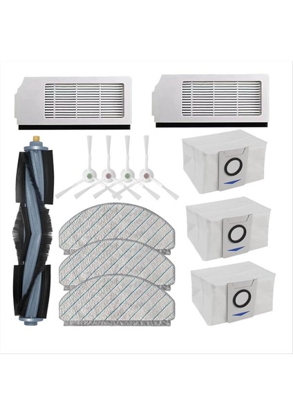 Ecovacs Deebot T10 Plus/ T10 Robtik Vakum Süpüreci Hepa Filtresi Paspas Pedleri Toz Çantaları Için Aksesuarlar (Yurt Dışından)