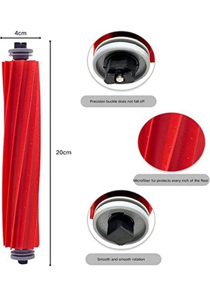 Xiaomi Roborock Için Q7 Max Q7 Max+ Q7 Artı T8 Hepa Filtre Ana Yan Fırça Mop Bezi Robot Elektrikli Süpürge Yedek Parçalar (Yurt Dışından) fırsatları