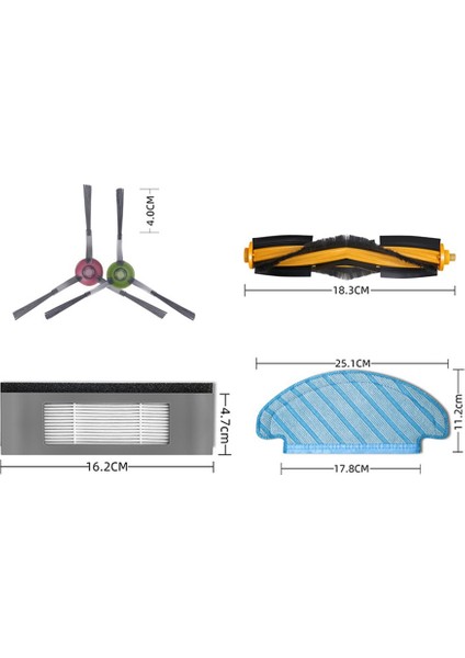 Ecovacs Deebot T9 Aıvı T8 Aıvı N8 N5 Serisi Robot Vakum Temizleyici Yan Fırça Ana Fırça Filtre Temizleme Değiştirmeleri (Yurt Dışından) fırsatları