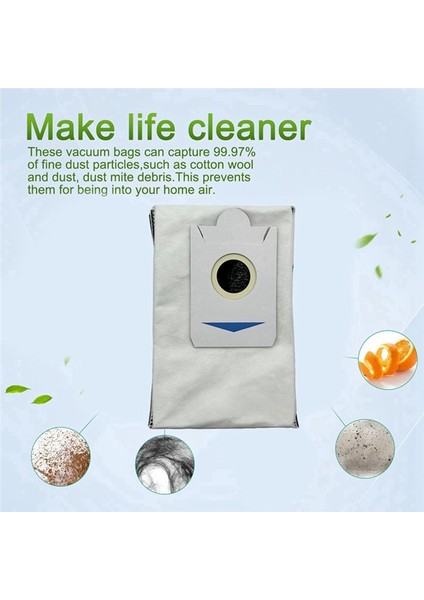 7pcs Ecovacs Deebot X2 Pro Vakum Süpürge Süpüren Robot Aktif Karbon Toz Çantası Için Toz Çantası (Yurt Dışından) modelleri