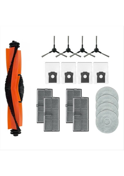 Dreame L10S Pro Ultra Isı, X30 Ultra, X30 Pro Plus Kit Yedek Parçalar Filtre Mop Bez Toz Torbası Için Uyumlu (Yurt Dışından)