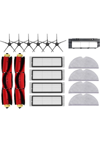 Roborock S5 S50 S51 S51 S55 S60 S6 Saf Vakum Süpürge Aksesuarları Hepa Filtre Mop Bezi Ana Yan Fırça Yedek Parçaları (Yurt Dışından)