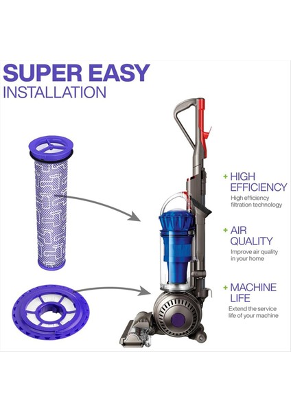 Vakum Filtresi Dyson DC41, DC65, DC66, UP13, UP20, UP30 Hayvan, Çok Kat ve Top Vakum Için Vakum Filtre Yedek Parçaları (Yurt Dışından) fiyatları