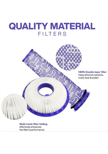 Vakum Filtresi Dyson DC41, DC65, DC66, UP13, UP20, UP30 Hayvan, Çok Kat ve Top Vakum Için Vakum Filtre Yedek Parçaları (Yurt Dışından) modelleri